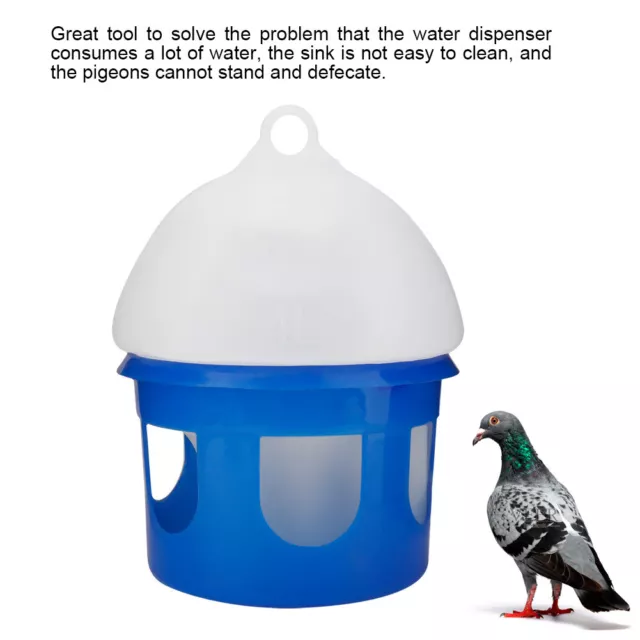 Distributeur D'eau Automatique De Grande Capacité Pour Pigeons D'oiseaux (4L) FR
