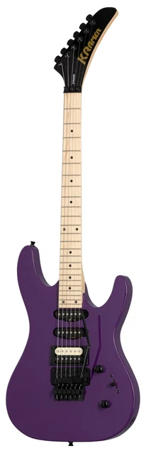 Guitare électrique Kramer Striker HSS majestic violet Floyd Rose trémolo acajou érable 2