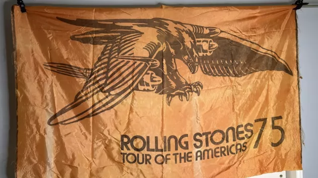 RARE Rolling Stones 1975 Tour  Of The Americas  Banner!