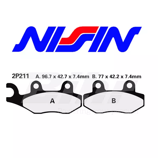 Nissin Pastiglie Freno Anteriore Gilera Runner 180 Fx/Fxr/Sp 1999-2002 2P211Gs