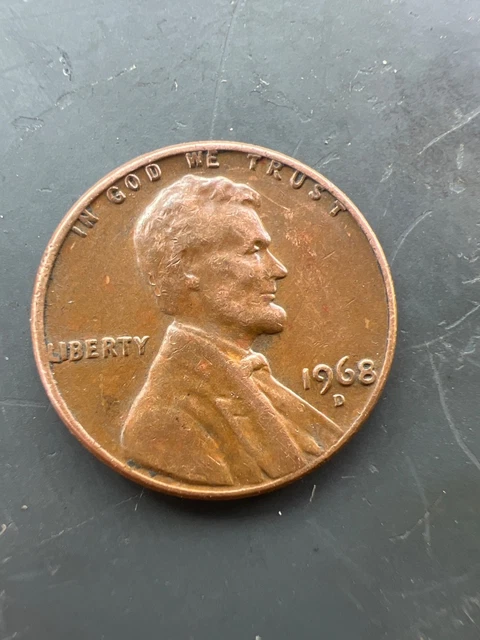 RARE 1968 D Penny “L On Rim” And Top Rim Error $141.01 - PicClick CA