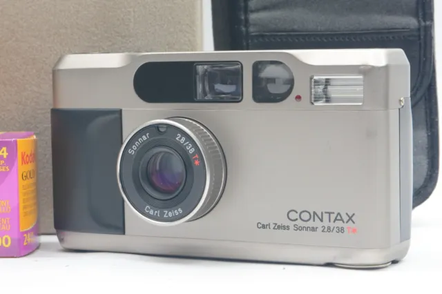 READ! [ NEAR MINT in BOX ] Contax T2 Titan 35mm Point & Shoot Film Camera JAPAN