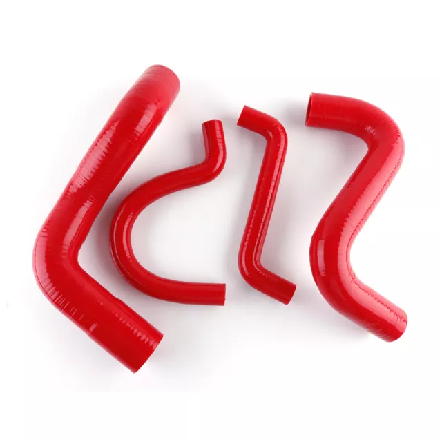 Red Silicone Hose For 1991-93 Ford Falcon EA EB 6CYL Multi Point Fuel Injection