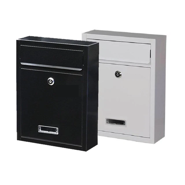 Letter Box Post Mail Box Wall Mounted Post Box Lockable With Keys