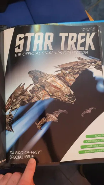 Star Trek Eaglemoss Special Bundle Klingon D4, ALTAIR, Spock JELLY Fish