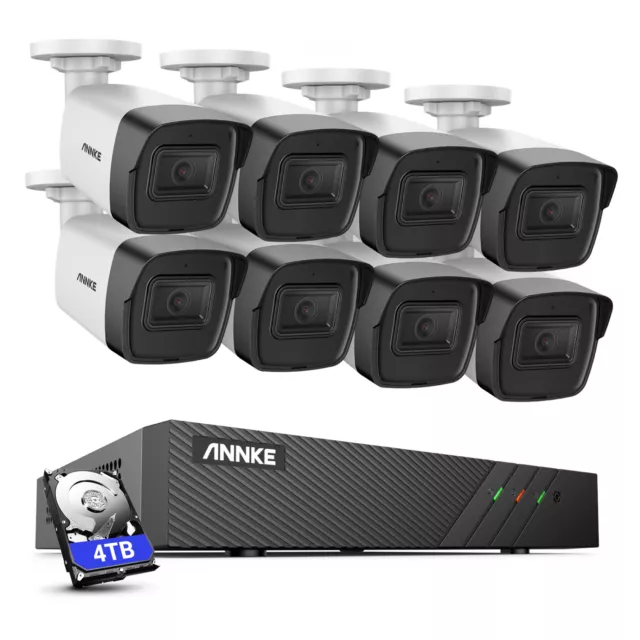 E500 Kit de 4 Cámaras de Vigilancia 5MP con Grabador de 8 Canales