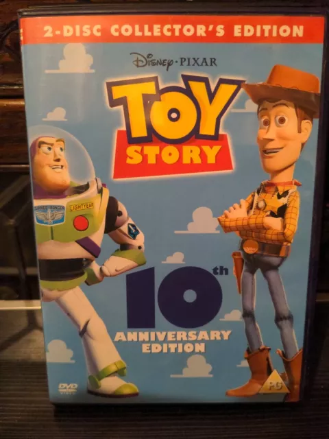 Toy Story (DVD, 10th Anniversary Edition, Disney Pixar, 1995) - J0319  786936294507