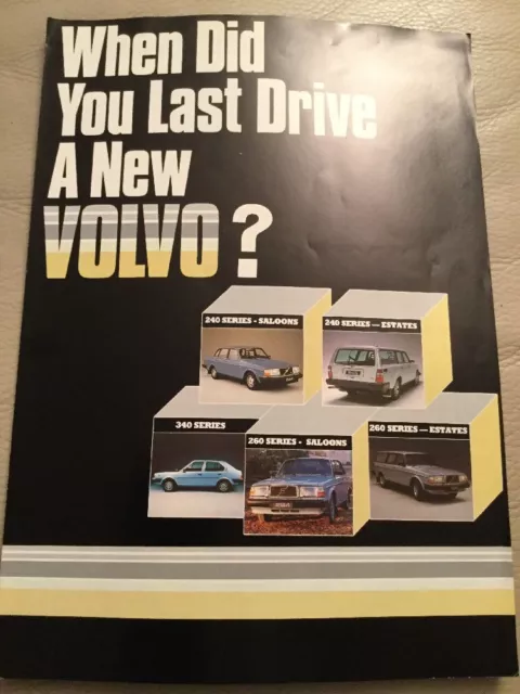 Volvo Car Brochure - c1981