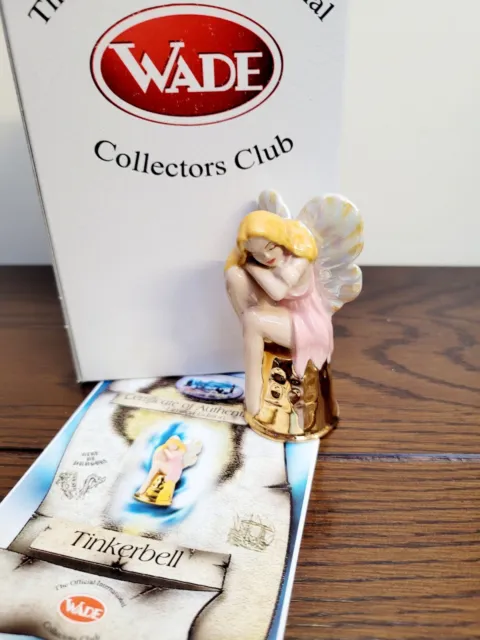 Wade Peter Pan Collection Figurine - Tinkerbell - Ltd Edt Boxed & COA