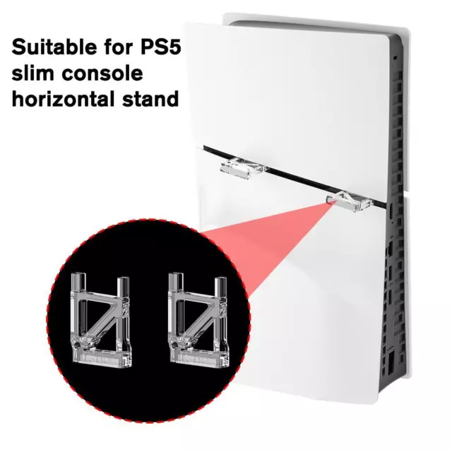 Acrylic Support Storage Stand Horizontal Display Holder For PS5 Slim S4E3 S9A9