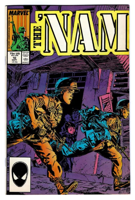 THE 'NAM #10  in VF/NM conditrion a 1987 Marvel war comic