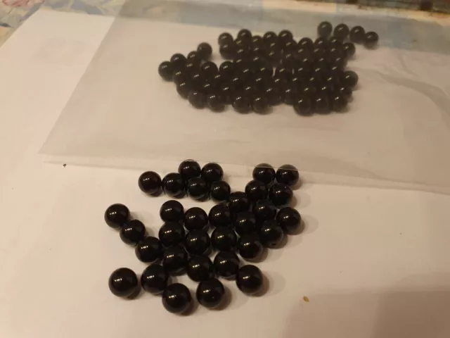 ONYX Lot de 100 Pièces - Diamètre 6 mm ; pas de trous