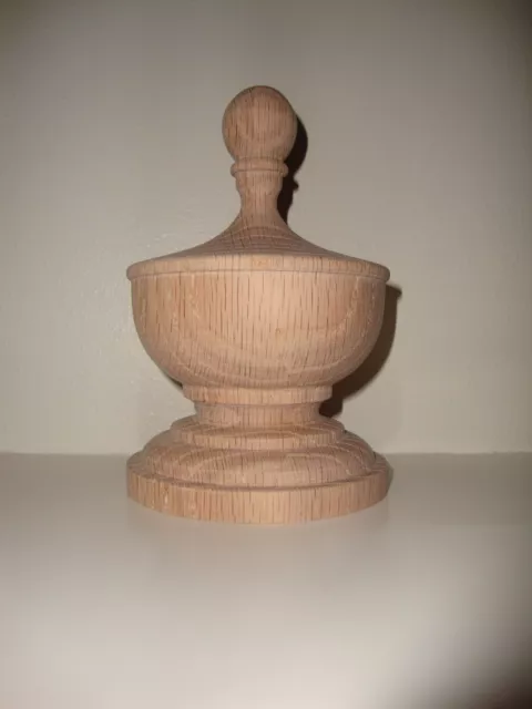 WOOD FINIAL UNFINISHED FOR NEWEL POST FINIAL OR CAP  Finial #97