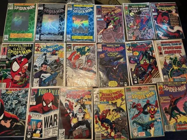 Spiderman Marvel Comics Lot Mint Condition Still In Plastic 3