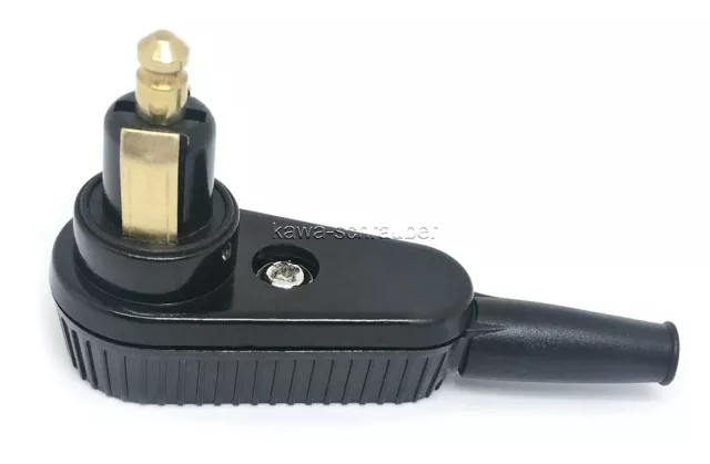 BAAS BA12W 12 Volt Stecker Winkelstecker DIN / für BMW spritzwassergeschützt