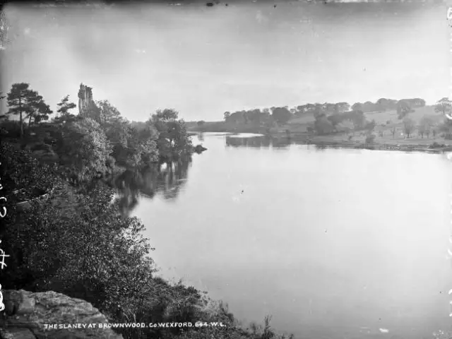 River Slaney, Enniscorthy, Co. Wexford Ireland c1900 OLD PHOTO