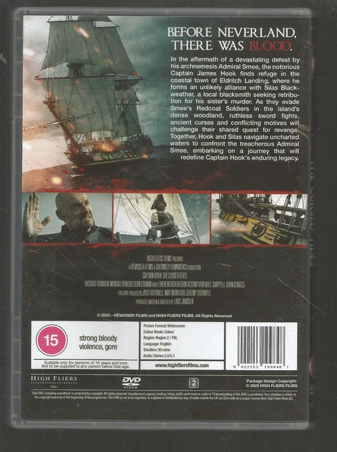 CAPTAIN HOOK THE Cursed Tides 2025 Uk Region 2 Dvd 5 99 PicClick UK Captain Hook The Cursed Tides 2025 Uk.webp