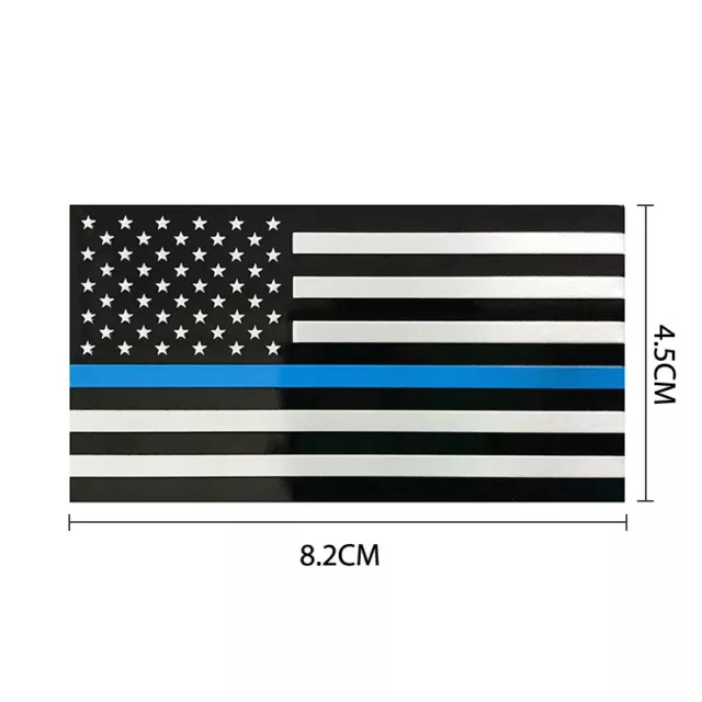 Automobile Motorcycle Exterior USA National Flag Aluminum Alloy Car Stickers  F1