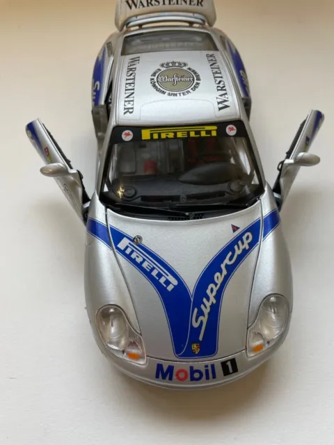 Porsche 911 Carrera 1997 / Super Cup #1 / 1:18 Burago  - Excellent Condition