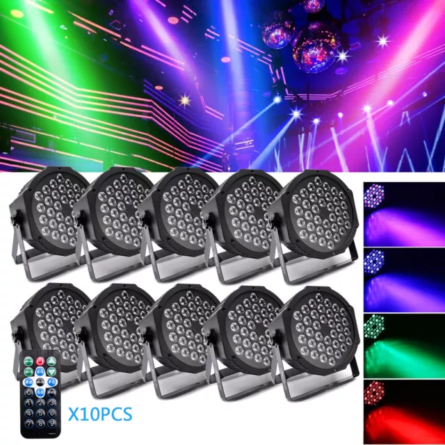 10X U`King 80W 36 LED RGB Bühnenlicht DMX PAR Club Disco Party Show Lichteffekt