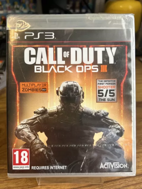 Playstation 3 PS3 Call Of Duty Black Ops III 3 Brand New and Sealed
