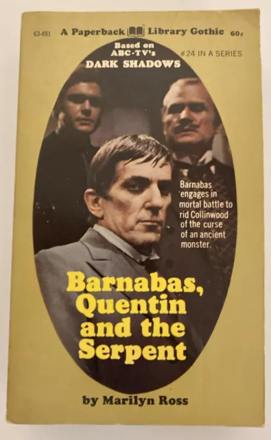 Barnabas, Quentin y la serpiente primera impresión 1970 Marilyn Ross