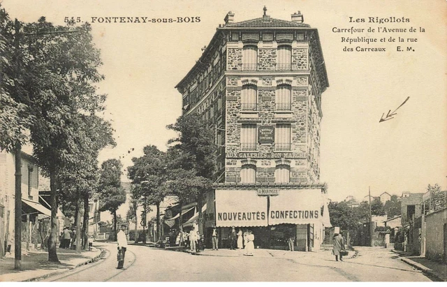 94 Fontenay Sous Bois #Mk33145 Les Rigollots Carrefour De L Avenue De La Republ