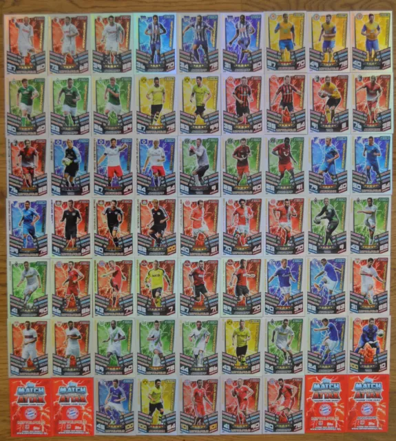 Match Attax 13 14 Matchwinner Club 100 und Hattrick Helden aussuchen 2013/2014