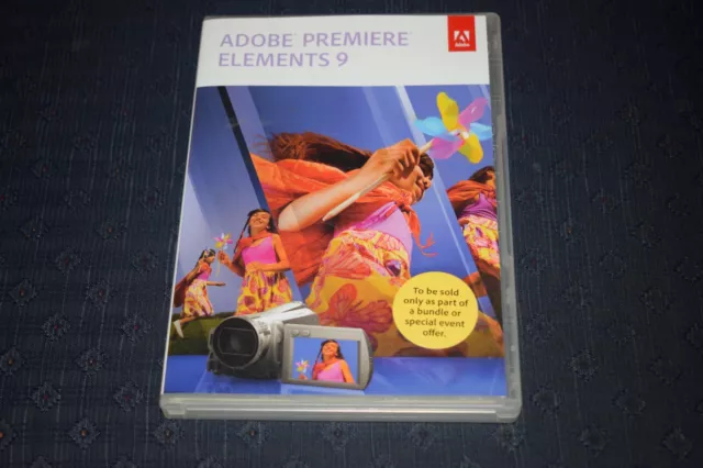 Adobe Photoshop Elements 9 & DVD Adobe Premiere Elements 9 Used item
