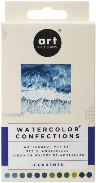 Prima Watercolor Confections Watercolor Pans 12/Pkg-Currents 642143