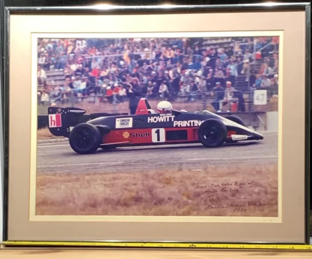 corse automobilistiche Formula Ford 2000 Champion Russell Spence 1983 autografo Howitt