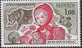 Monaco #YT1156 MNH 1978 Charles Perrault Little Red Riding Hood Wolf [1119]