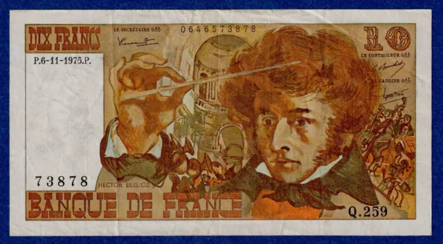 France 10 Francs 1975 P-150b Circulated Banknote 73878