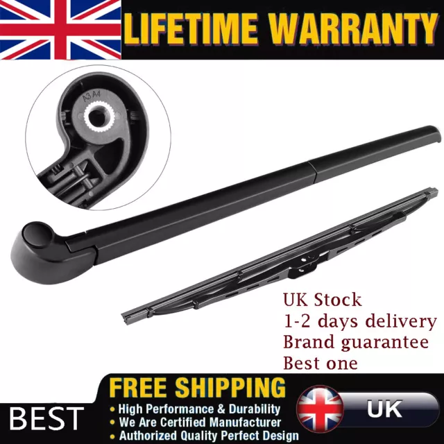 Rear Wiper Arm & Blade Set For Audi A4 8E B6 B7 Avant / Estate 2001 - 2008 UK