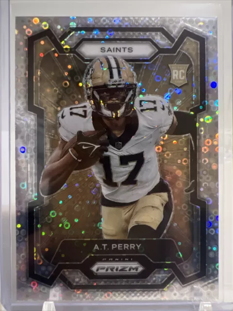 2023 Panini Prizm A.T. Perry Disco Variation Rookie Prizm RC Saints