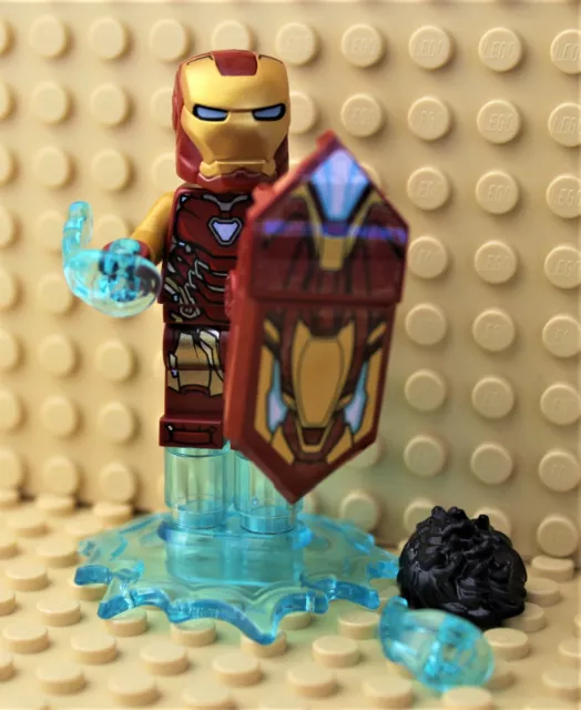 Lego ® Marvel Super Heroes Figur Iron Man Mit Schild & Zubehör Aus Set 76192 Neu