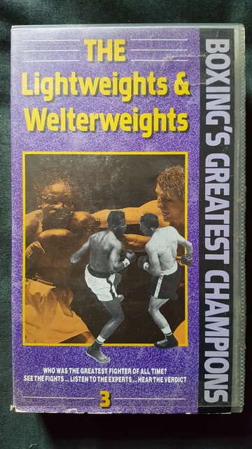 BOXING'S GREATEST CHAMPIONS 3 VHS Video The Lightweights And