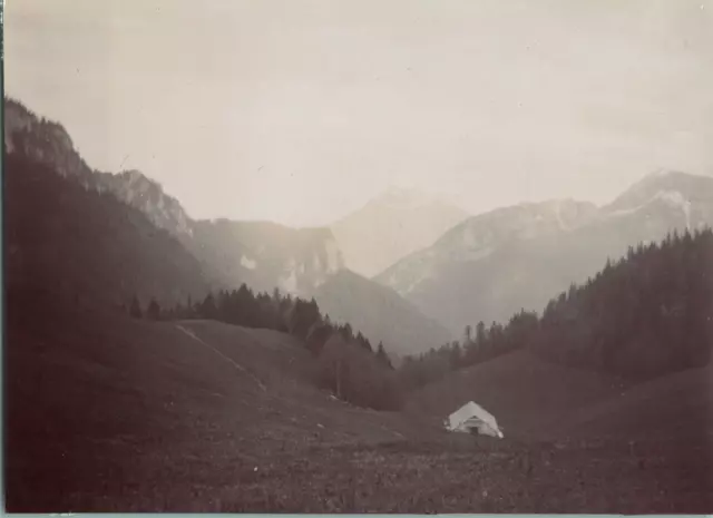 France, Saint-Christophe-sur-Guiers, Le col de la Ruchère, Vintage print, circa