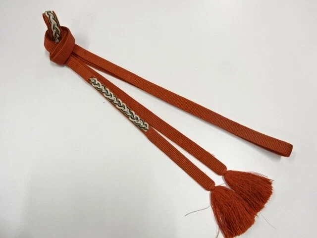 6140297: Japanese Kimono / Vintage Hand-Tied Obijime Cord