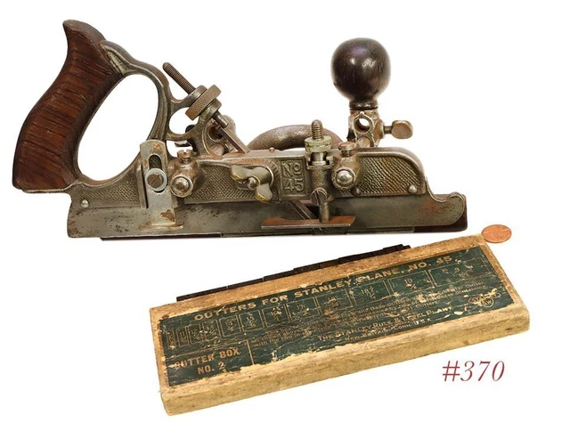 Stanley tools 45 plow combination plane with #2 cutter box