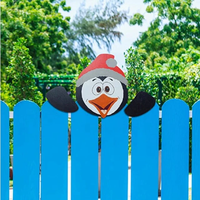 Weihnachtsschmuck Tierzaun Peeker Gartendekoration Outdoor Rasen Fest H2G4