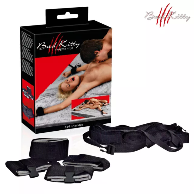 Bad Kitty Bed Shackles Set Costrittivo Per Il Letto Bondage Couples Fetish Toy