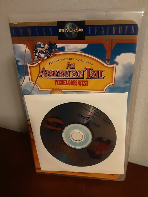 AN AMERICAN TAIL Fievel Goes West VHS Clamshell Case w/ CD-ROM New ...
