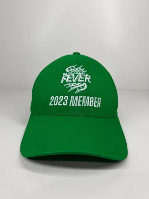 West Coast Fever Netball cap hat member 23 adjustable one size fit most baseball