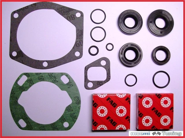 Complete Engine Sealing Set For Hercules Prima 3/5, M5 Sachs 505/2 – With SKF Bearings & Gaskets