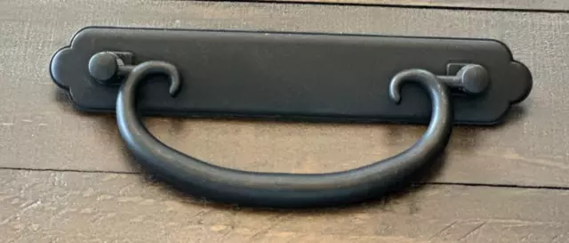Drop Bail Dresser Pull Handle Drawer Pulls Rustic Antique Vintage Style Black 5"