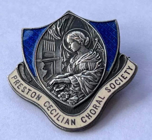 Preston Cecilian Choral Society Enamel Pin Badge 36x35 mm