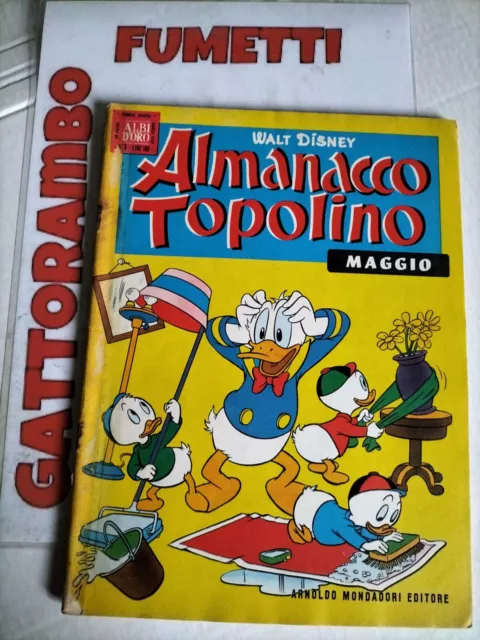 Albi d'oro Almanacco Topolino N.5 con gioco anno 1960 - Disney Mondadori buono+