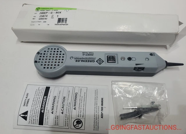 Tempo 200EP-G Professional Amplifier Tone Probe Tracer Network Phone Cable Line