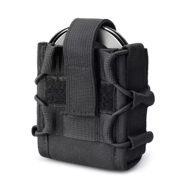 Tactical MOLLE Handcuff Pouch for Duty Belt Open-Top Folding Handcuff Case Belts